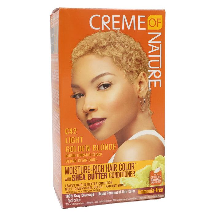 Creme Of Nature Liquid Hair Color Kit Light Golden Blonde