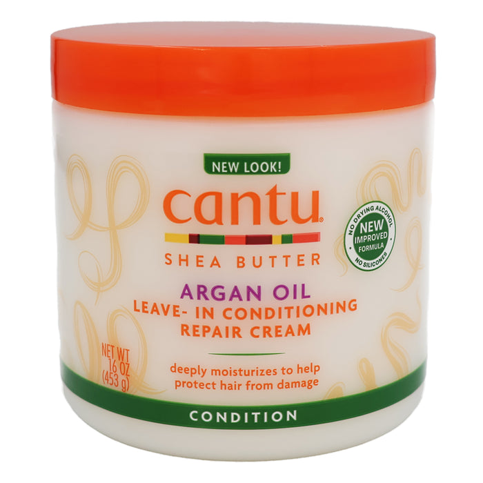 Cantu Argan Oil Leave In Conditioning Repair Cream, 16 Oz.