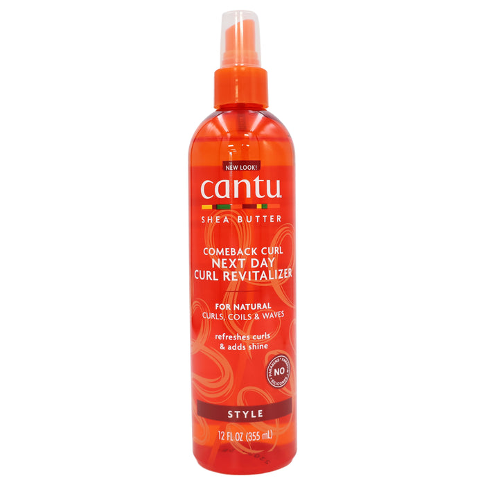 Cantu Shea Butter Comback Curl Next Day Curl Revitalizer, 12 Oz.