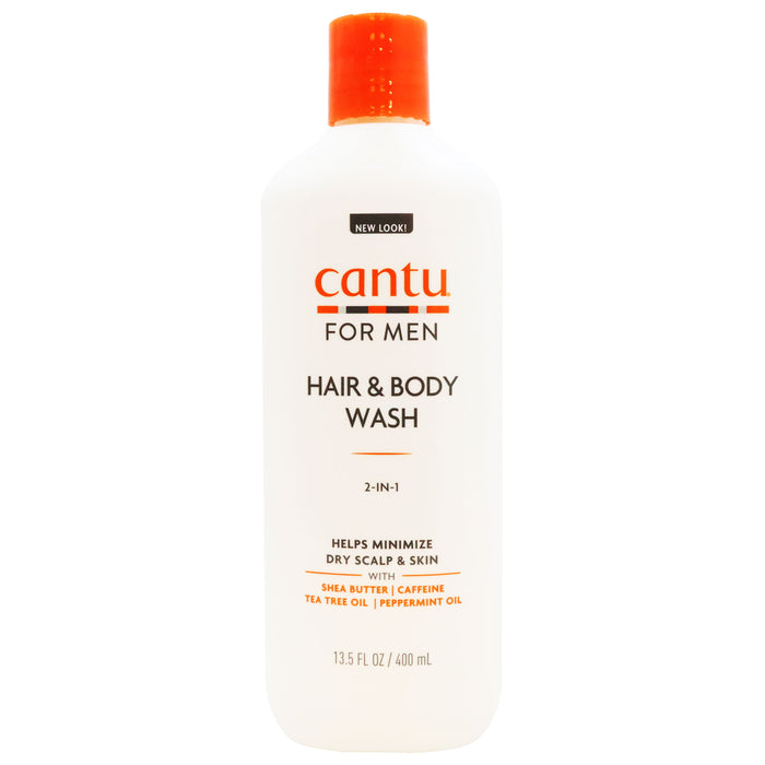 Cantu For Men 2 In 1 Hair and Body Wash 13.5 Oz.