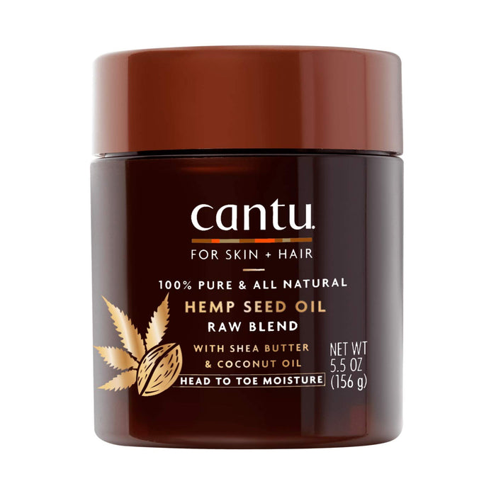 Cantu for Skin and Hair Hemp Seed Oil Head to Toe Moisture 5.5 Oz.