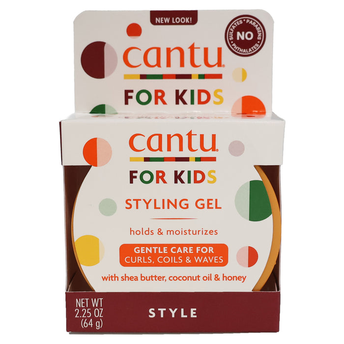 Cantu Care for Kids Styling Gel Hold Moisturizes, 2.25 Oz.