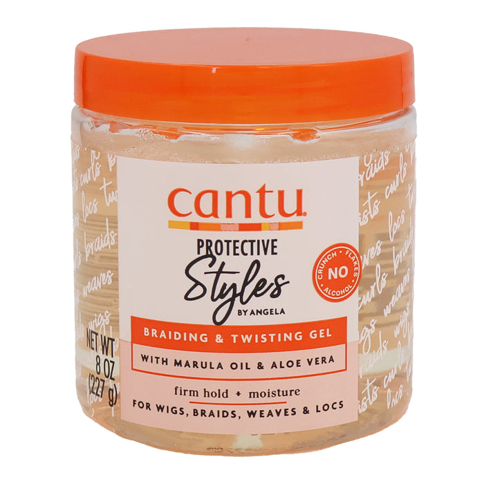 Cantu Protective Styles Braiding Twisting Hair Gel 8 Oz.