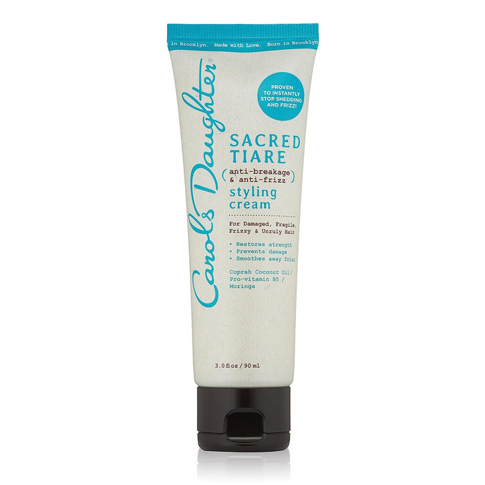 Carol's Daughter Sacred Tiare Anti-Breakage and Anti-Frizz Styling Cream(Blow Dry Cream), 3 Oz.