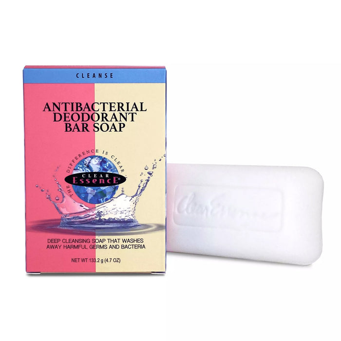 Clear Essence Platinum Antibacterial Deodorant Bar Soap, 4.7 Oz.