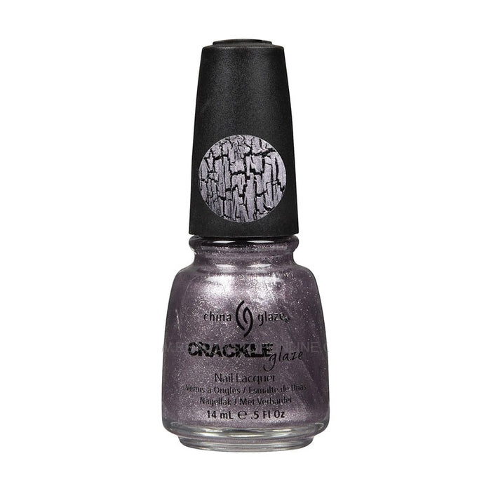 China Glaze Crackle Metals Nail Polish, Latticed Lilac 80764