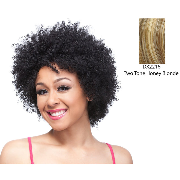 Human Hair Wig,Two Tone Frost Blend Of Strawberry Blonde Layer Over With Honey Blonde Bottom