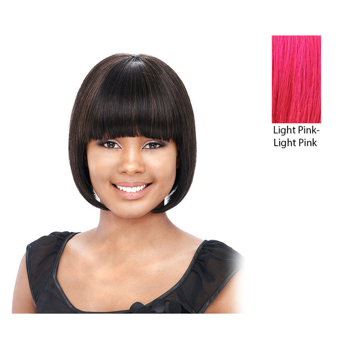 Human Hair Wig - Yaki 810,L.Pink