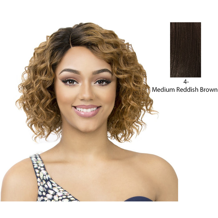 100 Percent Human Hair Wig Cap Weave,Dark Brown