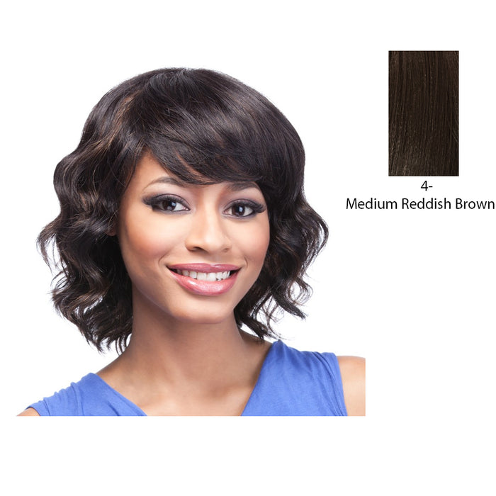 Human Hair Wig,Dark Brown