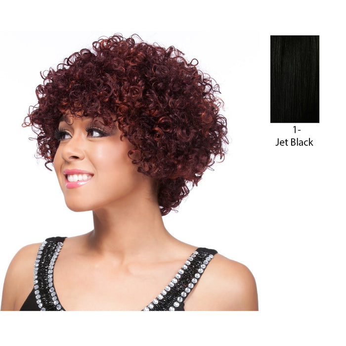 100 Percent Human Wig,Black