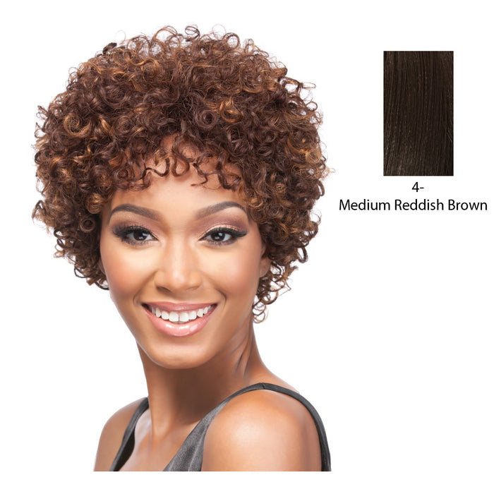 Human Hair Wig - HH Franciel,Dark Brown