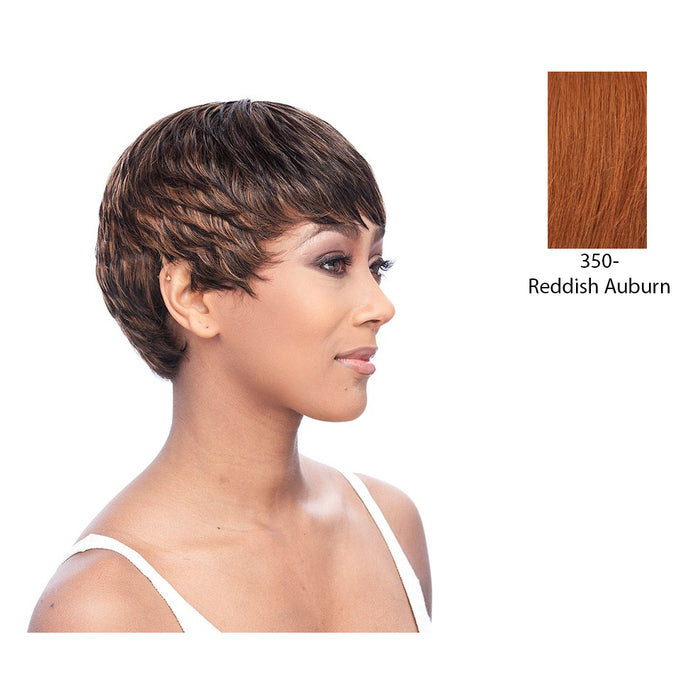 Human Hair Wig Is An Indian Tara Wig,Dark Ginger Orange Red