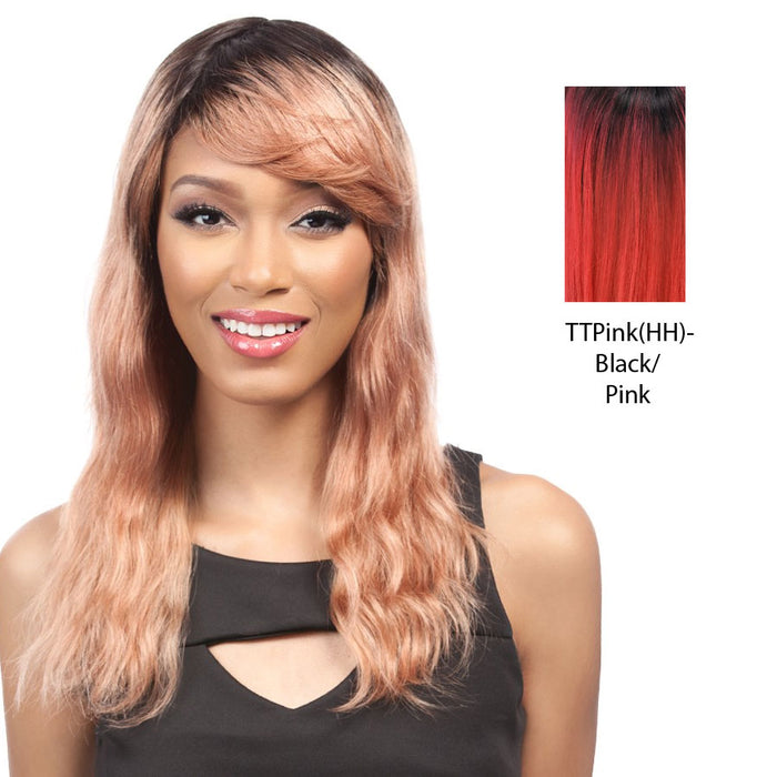 Salon Remi 100% Brazilian Human Hair Unprocessed Wig,TT PINK