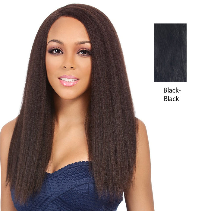 Brazilian Human Hair, 100% Natural Yaki Hair Wigs,Black