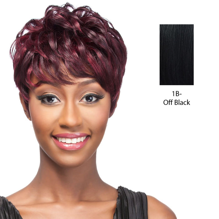 Human Hair Wig,Off black