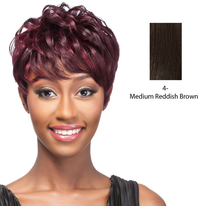 Human Hair Wig,Dark brown