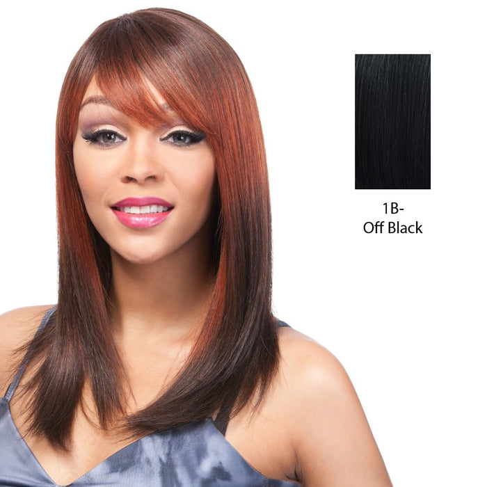 100% Human Hair Wig Yaki 1214,Off black