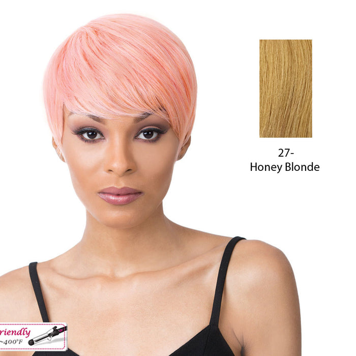 Synthetic Iron Friendly Wig Chicago,Strawberry blonde