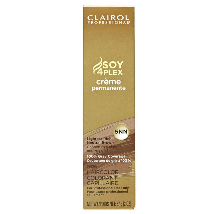 Clairol Professional Pro Creme, 5Nn Lightest Rich Neutral Brown, 2 Oz.