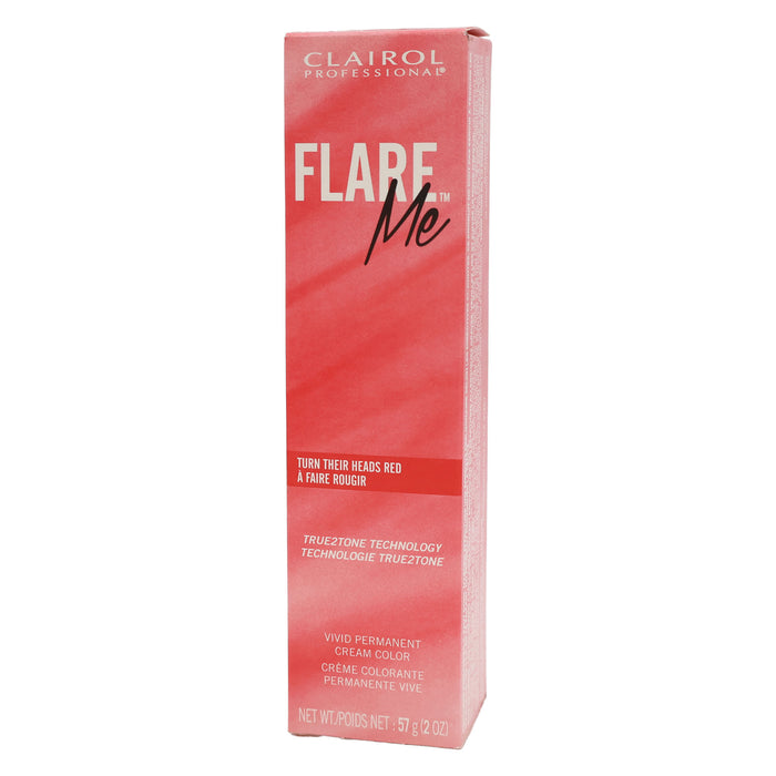 Clairol Professional Flare Me Light Permanent Cream Hair Color, Red, 2 Oz.