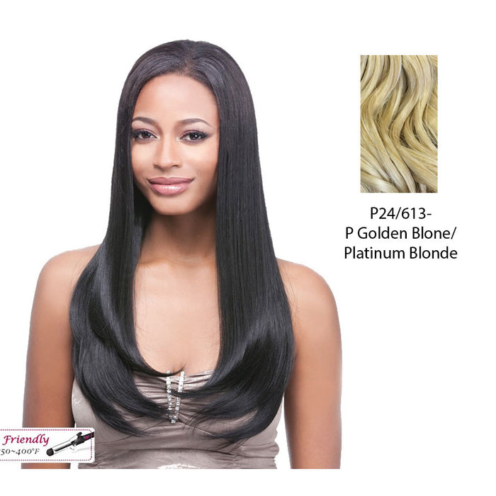 100% Synthetic Clip On J Curl, 18",P24613