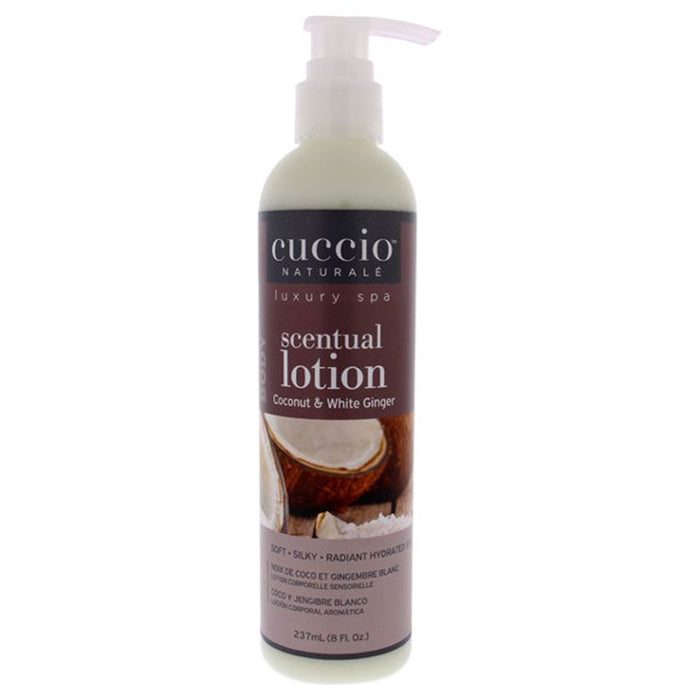 Cuccio Scentual Lotion, Coconut and White Ginger, 8 Oz.