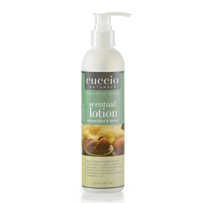 Cuccio Scentual Lotion, Artisan Shea and Vetiver, 8 Oz,