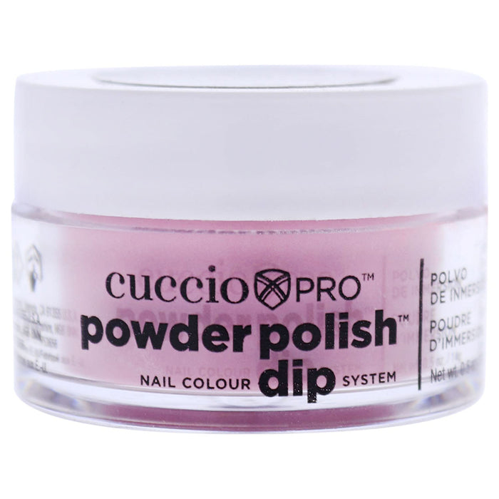 Cuccio Powder Polish, Rose with Shimmer, 0.5 Oz.