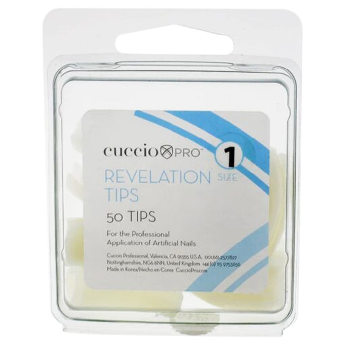 Cuccio Revelation Tips, Size 1, 50/PK