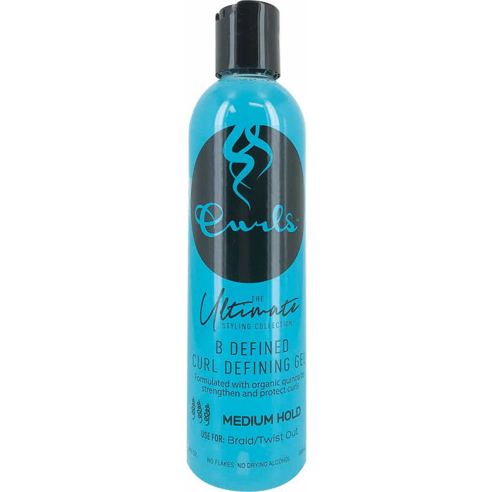 Curls The Ultimate Styling Collection B Defined Curl Defining Gel, Medium Hold, 8 Oz.