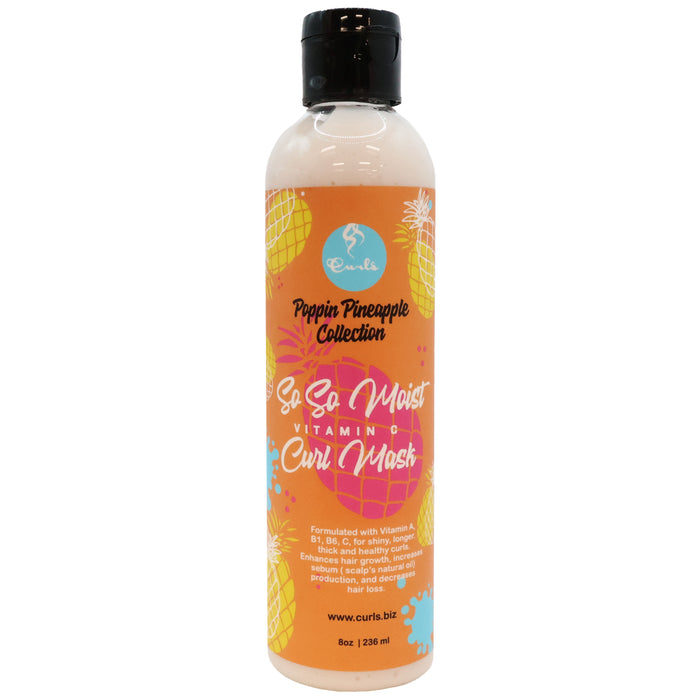 Curls Poppin Pineapple Collection So So Moist Vitamin C Curl Mask 8 Oz.