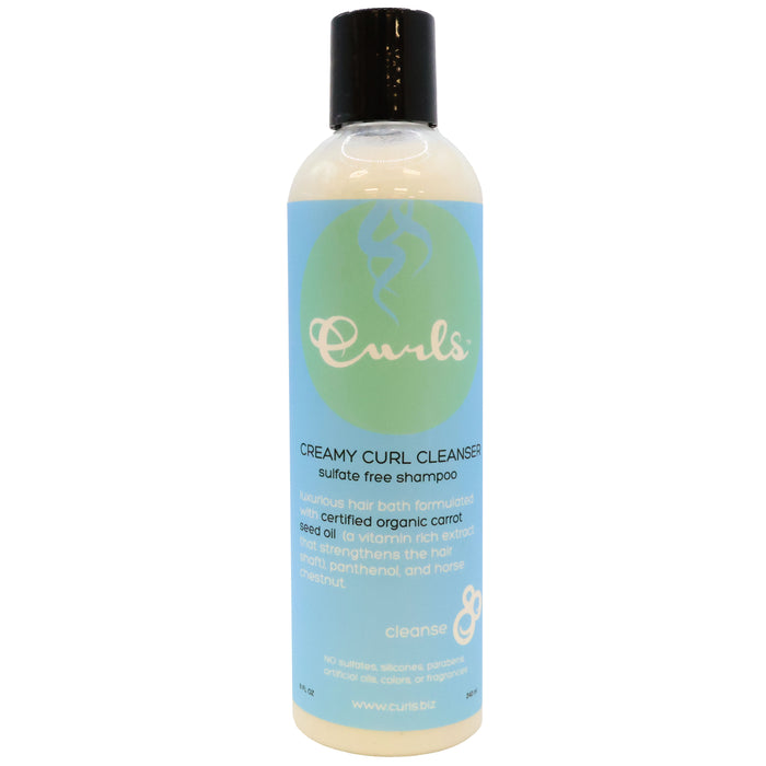 Curls Creamy Curl Cleanser Shampoo 8 Oz.