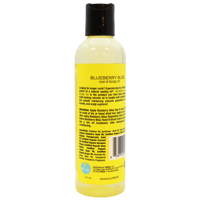Curls Blueberry Bliss Hair and Scalp Oil 4 Oz.