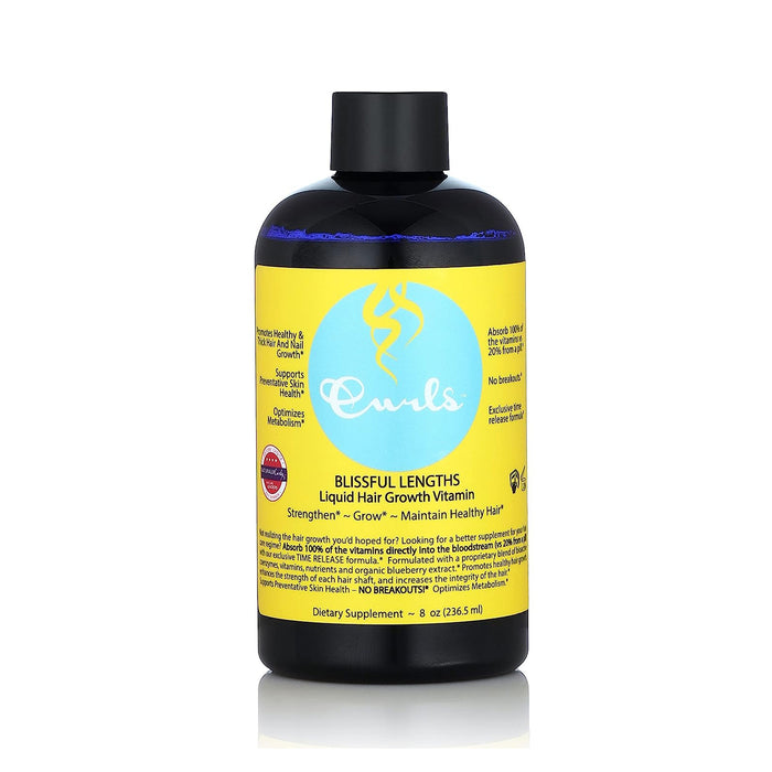 Curls Blissful Lengths Liquid Hair Growth Vitamin 8 Oz.
