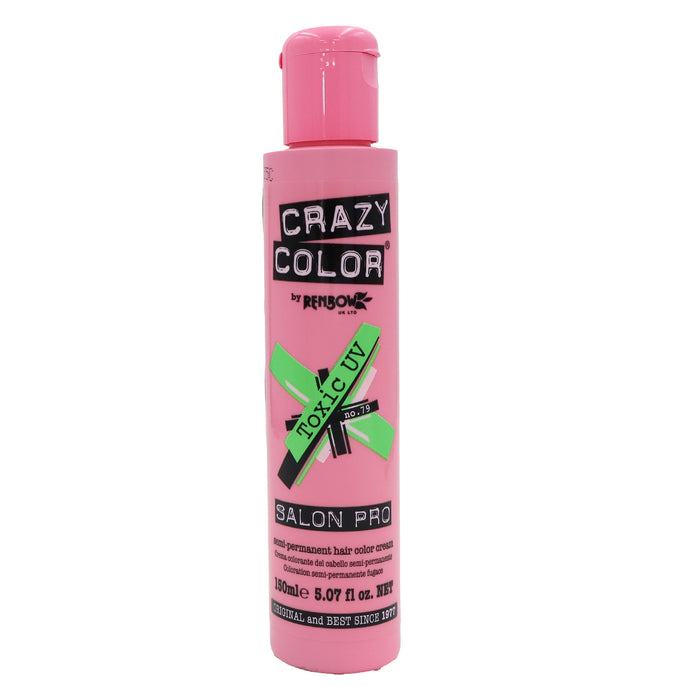 Crazy Color Semi Permanent 79 Toxic, 5.07 Oz.