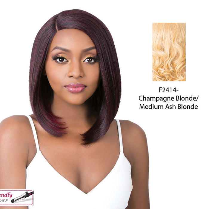 Iron Friendly Wig Hand Tied Side Part Damariss,F2414