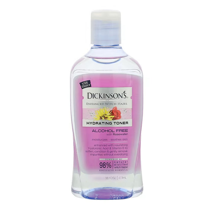 Dickinson's Enhanced Witch Hazel Hydrating Toner, 16 Oz.
