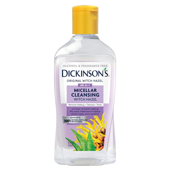 Dickinson's Micellar Witch Hazel Makeup Remover, 16 Oz.