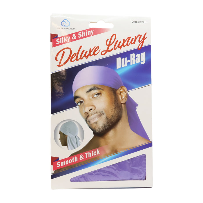 Dream World Deluxe Luxury Premium Silky Satin Durag, Lilac