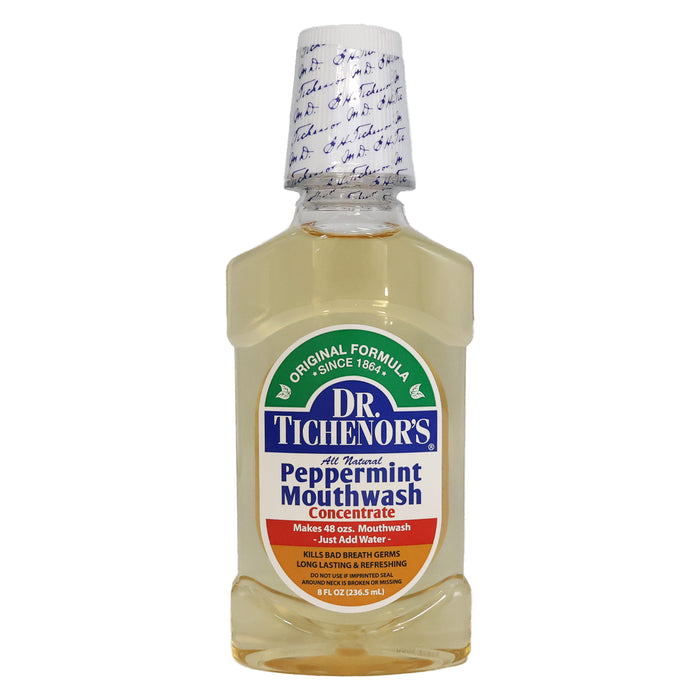 Dr. Tichenor's All Natural Peppermint Mouthwash, 8 Oz.
