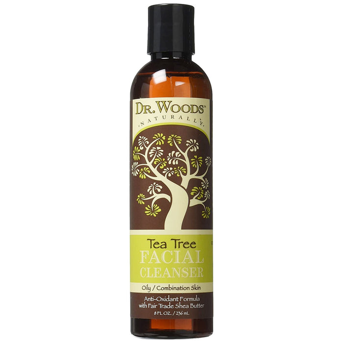 Dr Woods Tea Tree Facial Cleanser, 8 Oz.