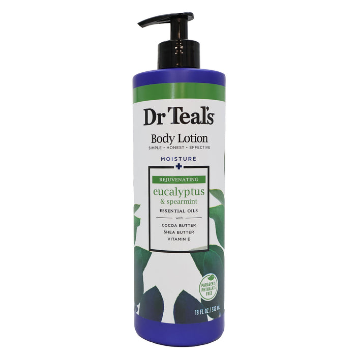 Dr Teals Body Lotion Rejuvenating Eucalyptus 18 Oz