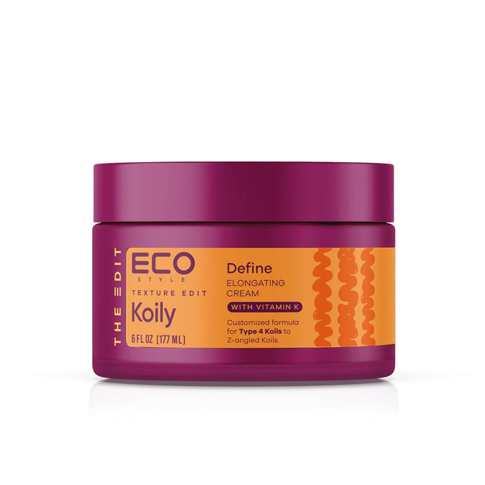 Eco Styler Gel Texture Edit Koily Define Elongating Cream, 6 Oz.