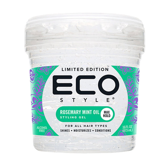 Eco Style Hair Gel, Rosemary Mint, 16 Oz.