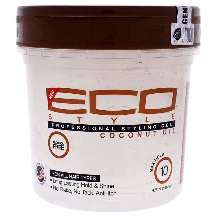 Eco Styling Gel Coconut Brown, 16 Oz.