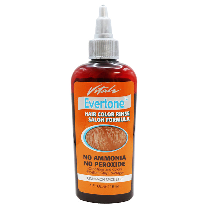Vitale Evertone Hair Color Rinse Cinnamon Spice 4 Oz.