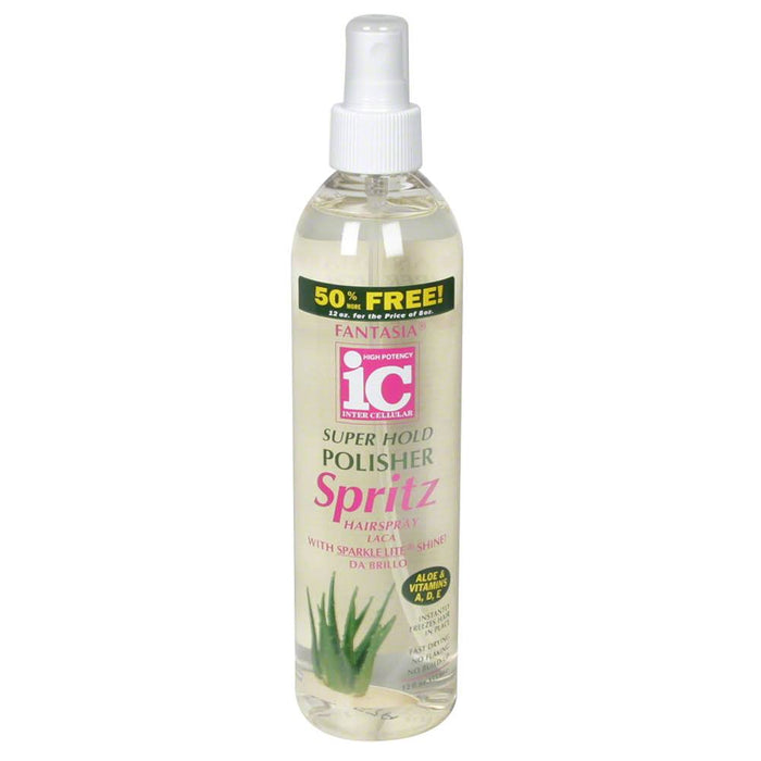 Fantasia IC Super Hold Polisher Spritz Hairspray, 12 Oz