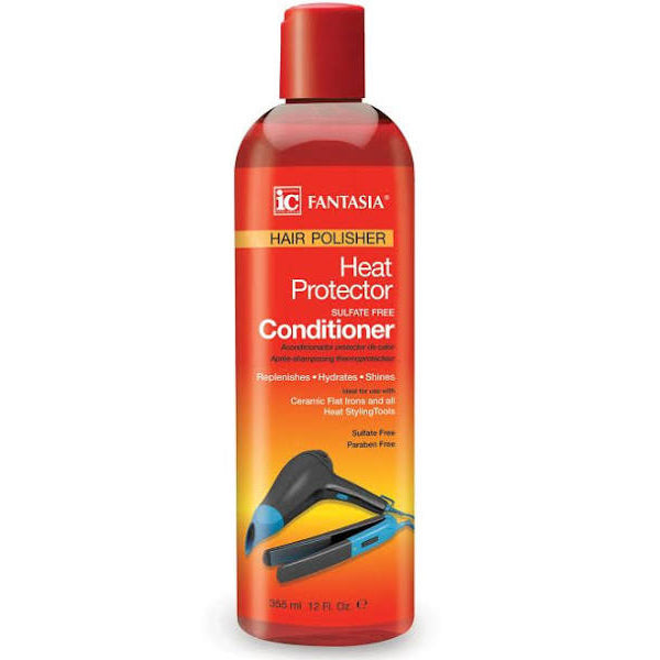 Fantasia Ic Hair Polisher Heat Protector Sulfate Free Conditioner, 12 Oz