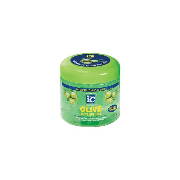 Fantasia IC Hair Polisher Olive Styling Gel, 16 Oz.